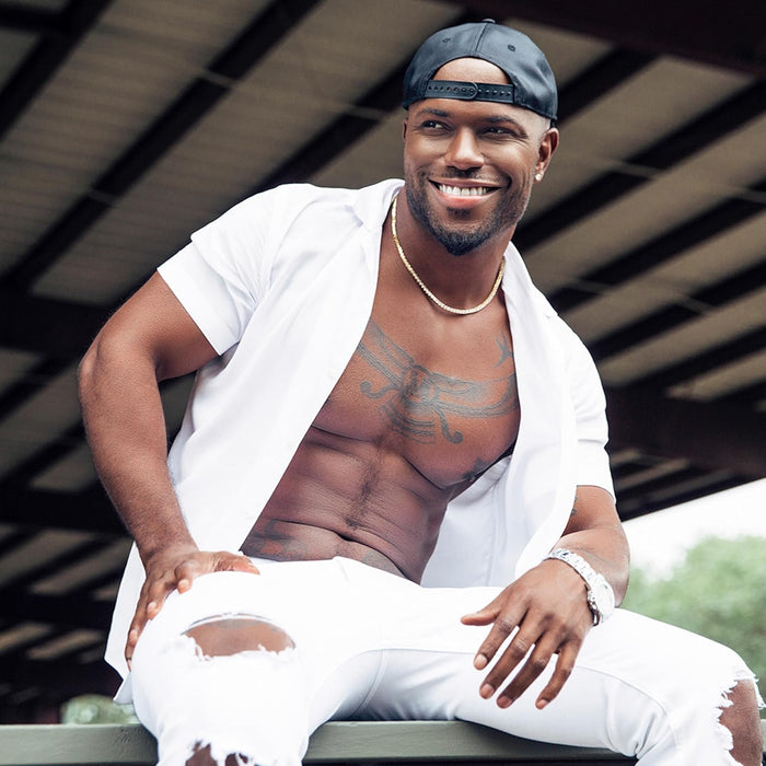 Milan Christopher solid silicone dildo with realistic design and strong suction