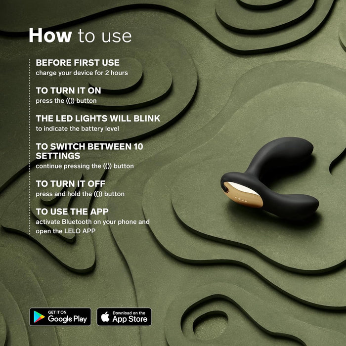 HUGO 2 Prostate Vibrator with Bluetooth and 10 Pleasure Modes, Green