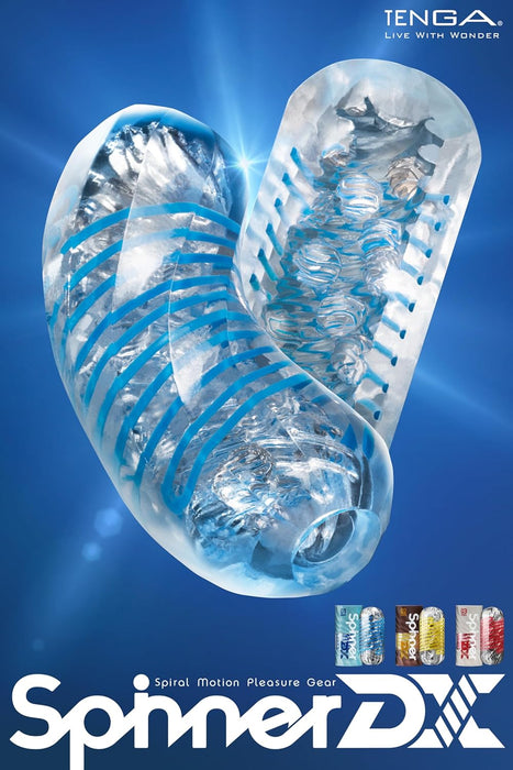 SPINNER DX 01 Drops – Masturbatorius su intensyviomis sukimosi pojūčio tekstūromis vyrams