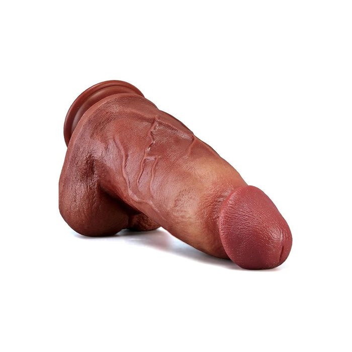 XXL Anal Dildo with Conical Tip and Safe Suction Cup 25x6.5 cm