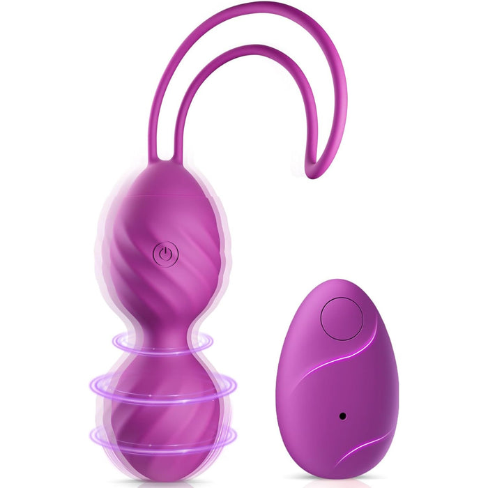 Vibrator set for women with wireless remote control and Kegel balls