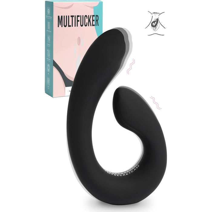 Diskretiškas Klitorio ir Vaginos Vibratorius su Stipria Prisisaite Pora malonumui