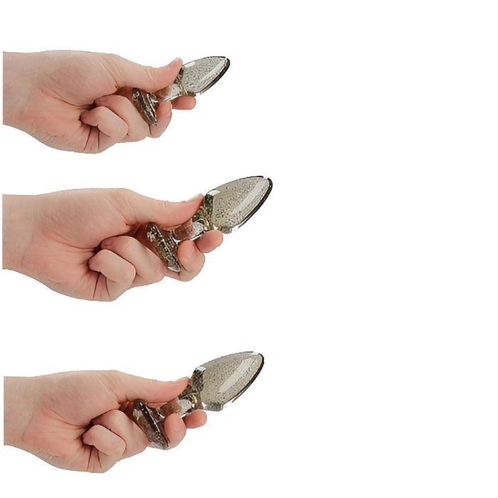 Ouch! Golden Glitter Anal Plug Set 