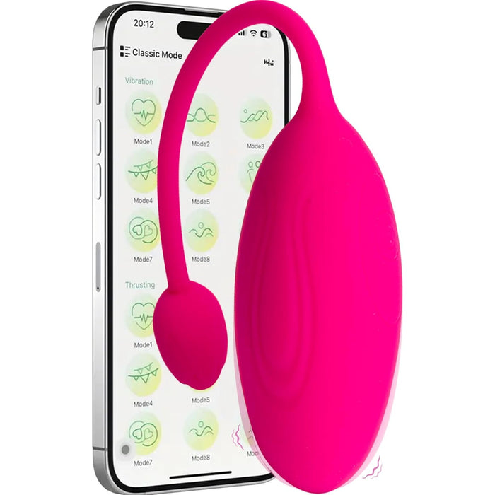 Silent vibrating egg for couples with an app for intimacy Aistra Silent vibrating egg for couples with an app for intimacy Aistra