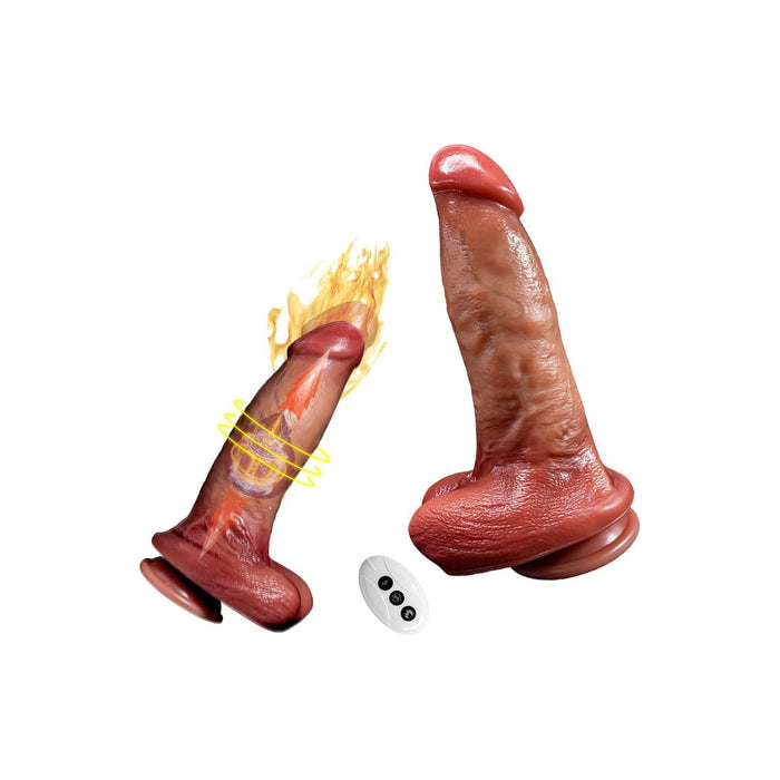 Realistic 23 cm Anal Dildo with Vibration and 10 Station Modes