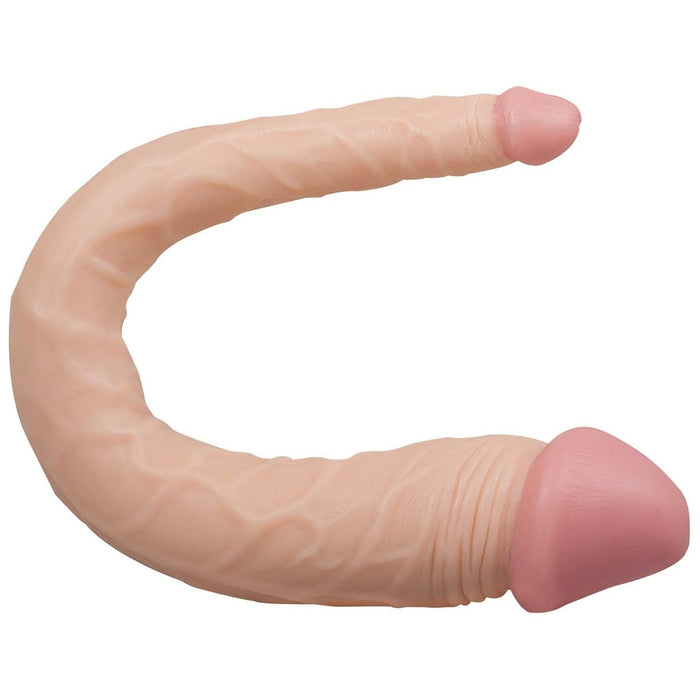 Realistiškas dvigubas dildo – ilgas ir lankstus intymiam malonumui