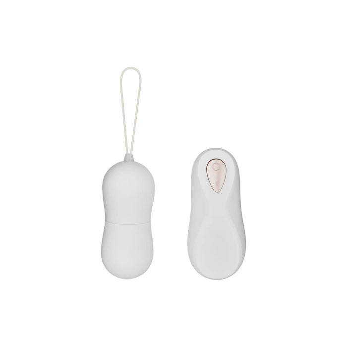 Discreet vibrating egg with remote control - 20 modes for pleasure