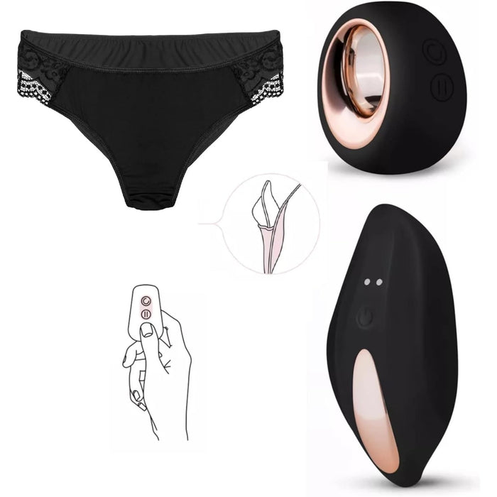 Diskretiškas belaidis klitorio stimuliatorius poroms ir solo žaidimams