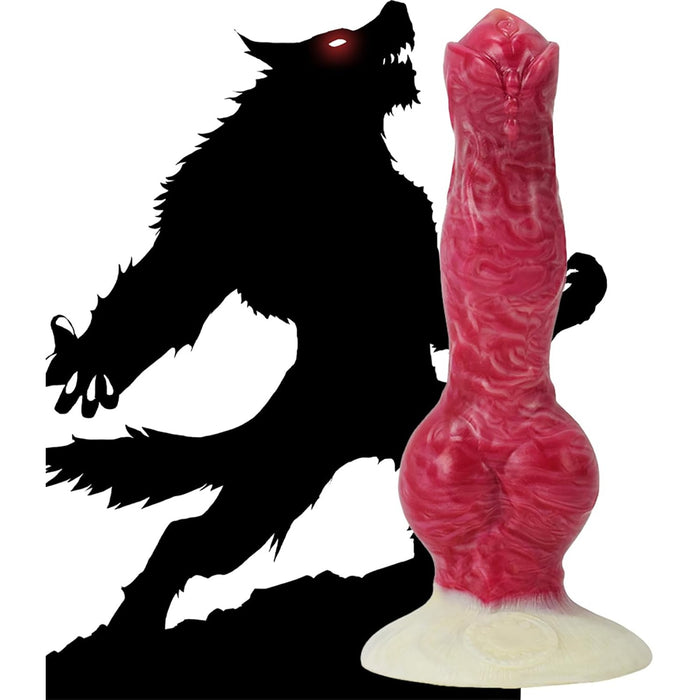 Realistic 21 cm animal-shaped silicone dildo with firm grip