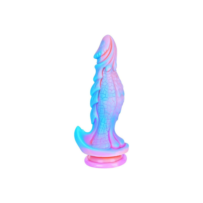 25 cm Giant Dragon Silicone Dildo with Strong Touch Pad