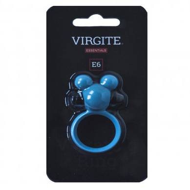 Virgite E6 Azul vibruojantis penio žiedas
