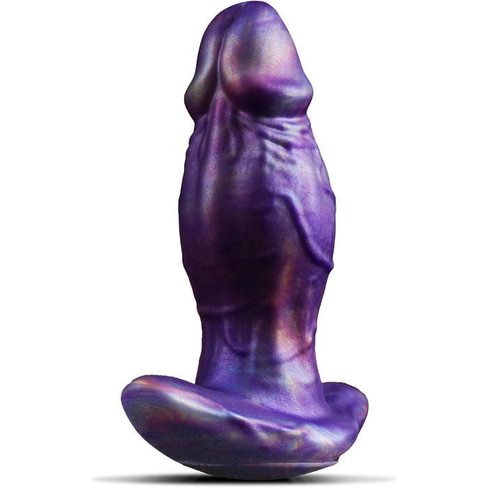 Large Silicone Anal Plug with Realistic Design and Anchor Base