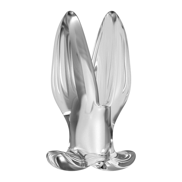 Anal dilator with hole, sustainable TPE material, size M, transparent