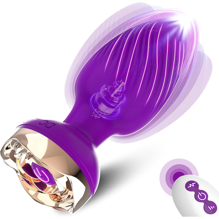 Universal anal vibrator set with 10 modes and remote control