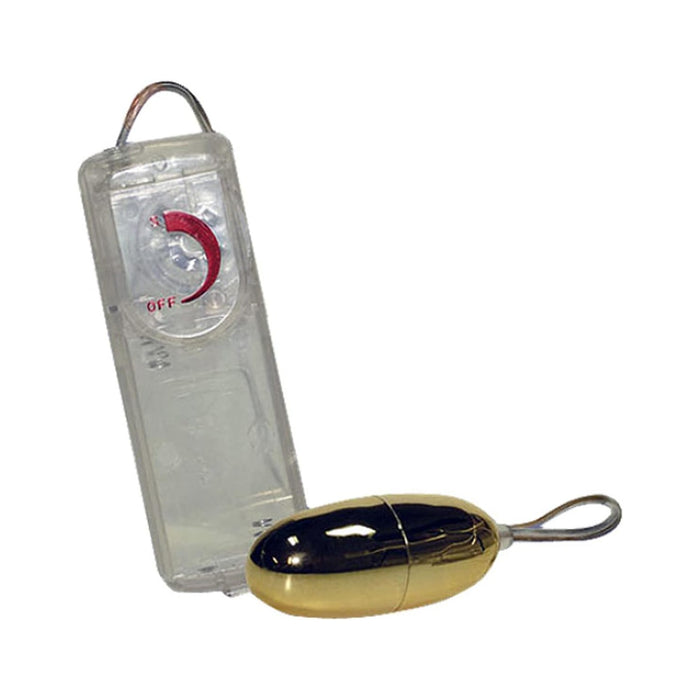 Golden Vibrating Egg Golden Star with Adjustable Vibration for Relaxation