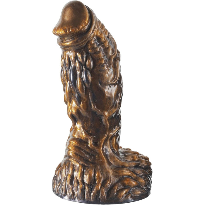 23 cm large silicone dildo with thick shaft and strong suction base