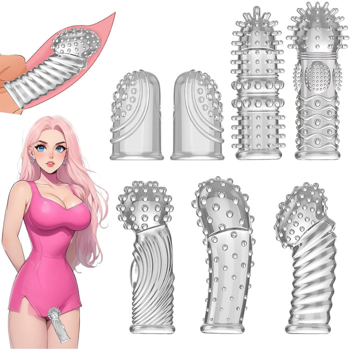 7-piece finger thimble set – erotic massage and stimulation