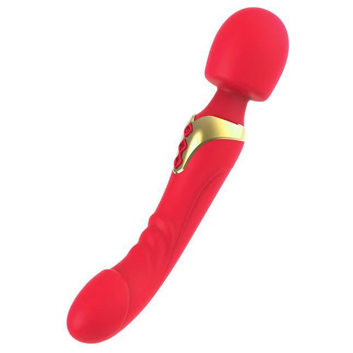 Dual-function silicone vibrator with 10 modes - for pleasure and relaxation