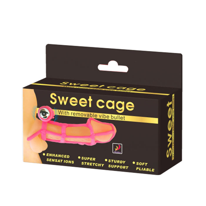 Sweet Cage vibruojantis penio antgalis