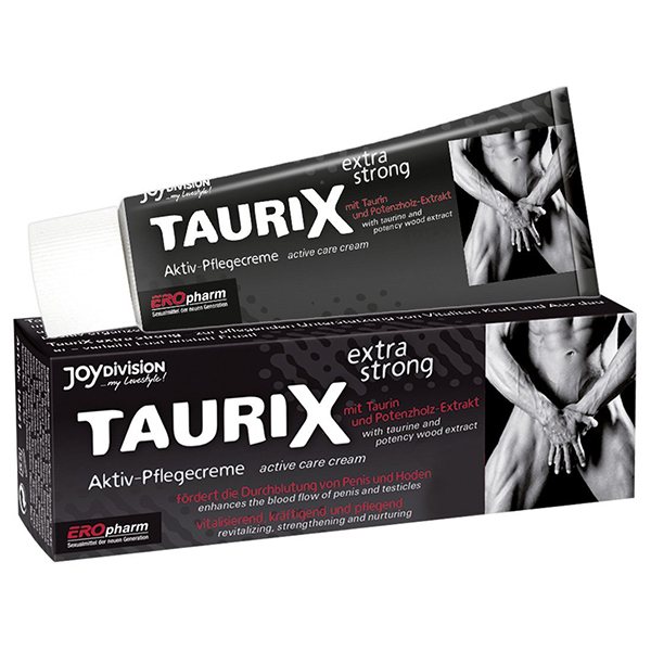 TauriX Extra Strong stimuliuojantis kremas vyrams 40ml
