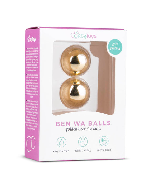 Golden Ben Wa balls vaginaliniai kamuoliukai