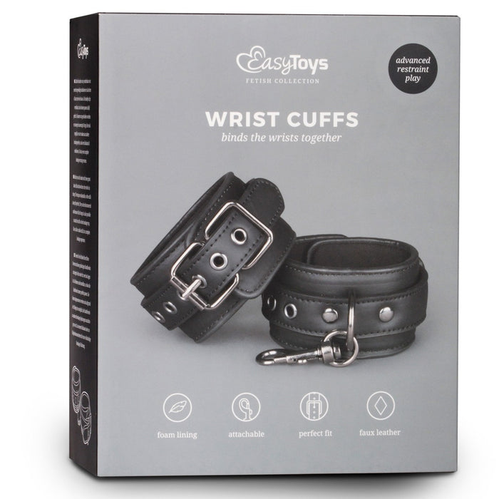 EasyToys Wrist Cuffs odiniai antrankiai