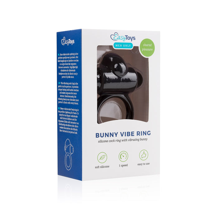 Easytoys Bunny Vibe vibruojantis penio žiedas