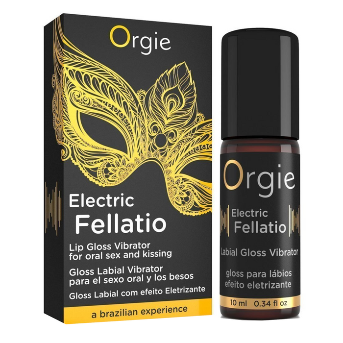Electric Fellatio stimuliuojantis lūpų blizgis oraliniam seksui 10ml