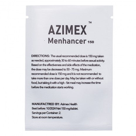 AZIMEX Menhancer 150 maisto papildas vyrams 2 tab.
