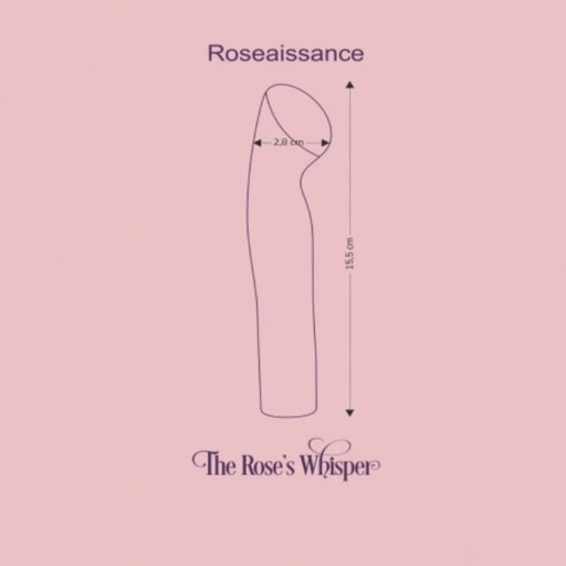 Fairygasm Roseaissance vibratorius „The Rose’s Whisper“ mėlynas