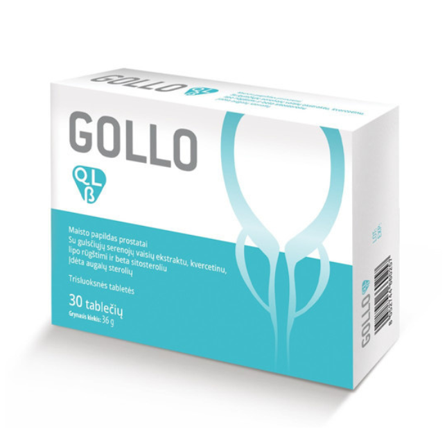 GOLLO kompleksas prostatai, 30 tab.