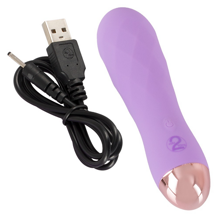 Cuties Mini Vibrator Purple 2.G – Compact mini vibrator 12.5 cm
