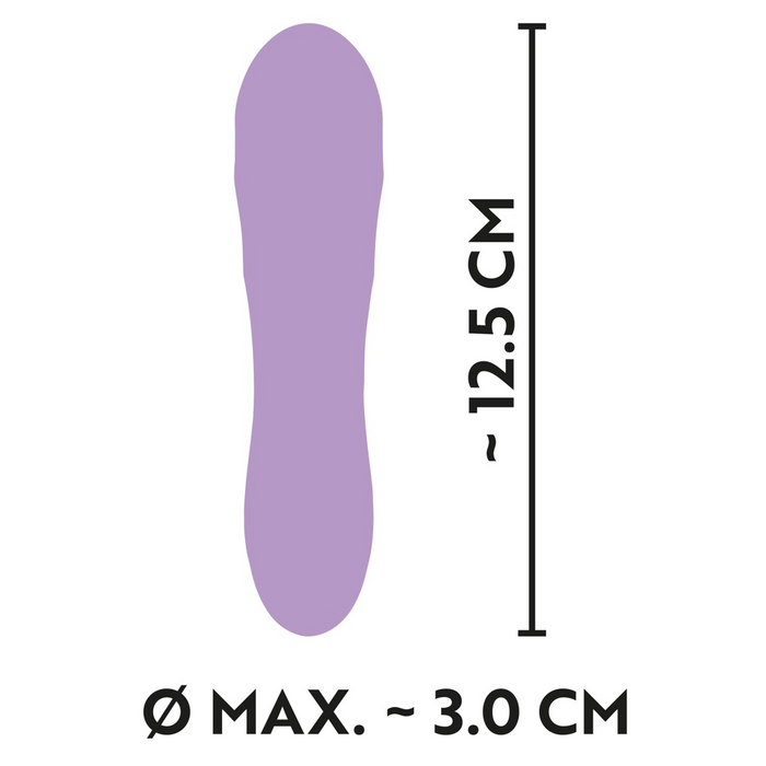 Cuties Mini Vibrator Purple 2.G – Compact mini vibrator 12.5 cm