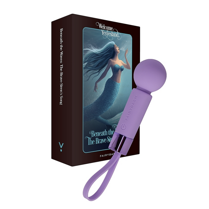 Fairygasm Pearlstasy mini vibratorius „The Brave Siren’s Song“, violetinis