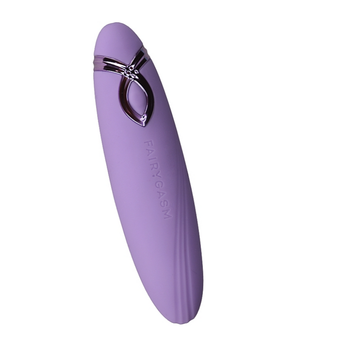 FairyGasm PleasureArrow mini vibratorius – „Fiery Glory: The Princess and Her Quests“, violetinis