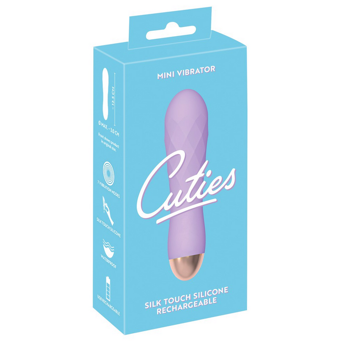 Cuties Mini Vibrator Purple 2.G – Compact mini vibrator 12.5 cm