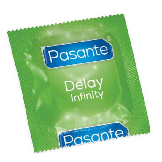 Pasante Delay Infinity ejakuliaciją atitolinantys prezervatyvai 1 vnt.