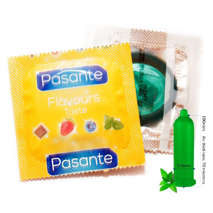 Prezervatyvai Pasante Taste Mint 1 vnt.