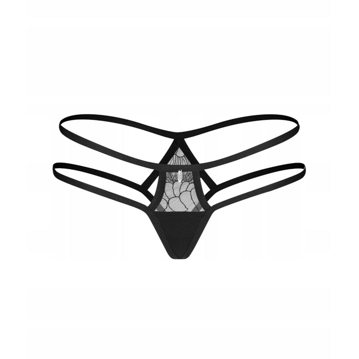 Obsessive Kelnaitės su juostele Tanga Arrowel Juodos sp., S/M