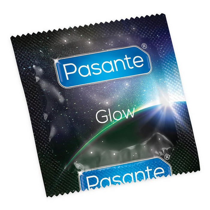 Pasante Glow tamsoje šviečiantys prezervatyvai 1 vnt.