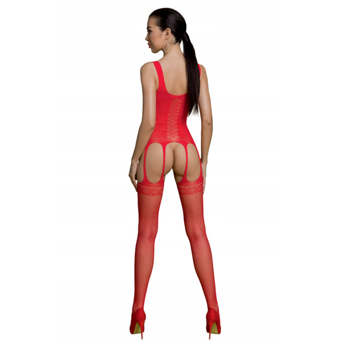 Passion ECO BS007 raudona viso kūno kojinė