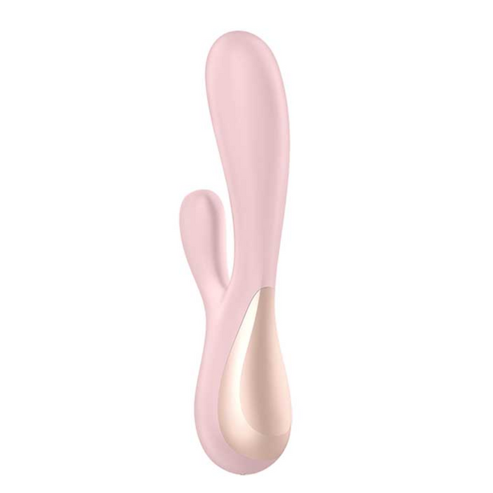 Satisfyer Mono Flex rožinis vibratorius - zuikutis