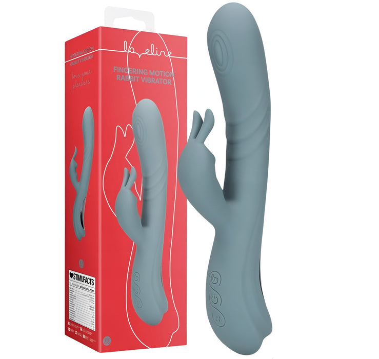 Loveline Fingering Motion vibrator - bunny Aistra Loveline Fingering Motion vibrator - bunny Aistra