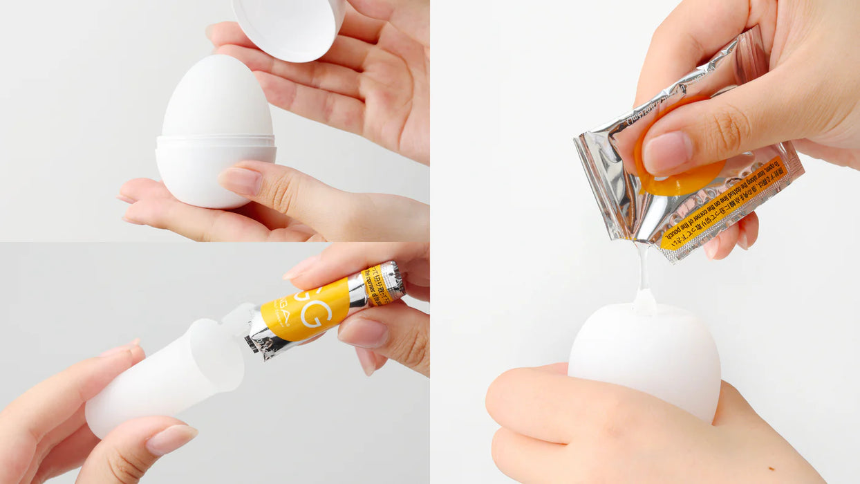 TENGA Egg Cubic – masturbatorius vyrams, su kubine tekstūra