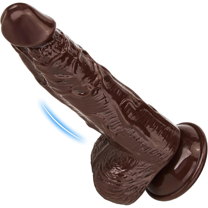 20.5 cm realistic dildo with a strong extended screw base for comfortable, sensitive stimulation