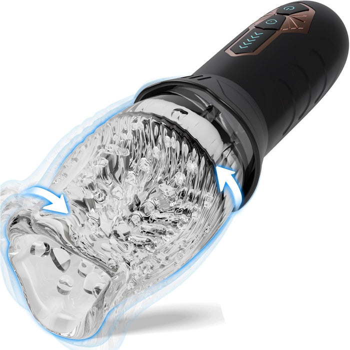 Electric Male Masturbator with 5 Rotation and 10 Vibration Modes