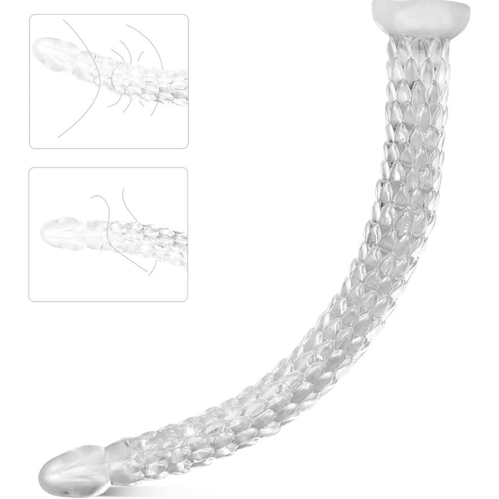 48 cm realistic XXL TPE dildo with strong suction base for women and men