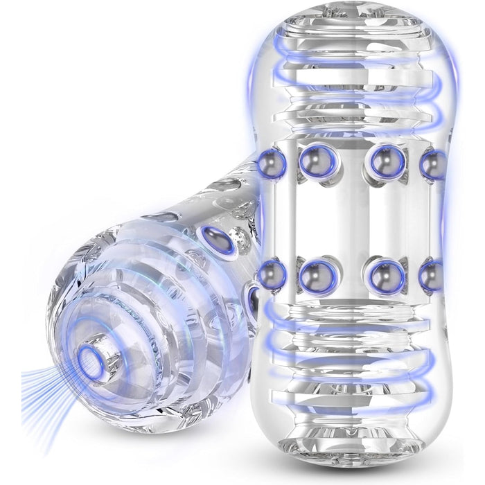 Realistiškas TPE Masturbatorius Vyrams su 3D Tekstūra ir Prostatės Stimuliacija