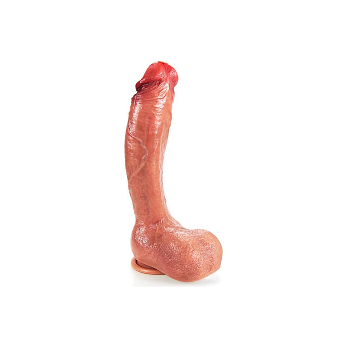 26 cm XXL Realistinis Silikoninis Dildo su Tvirta Prisiperkončiu