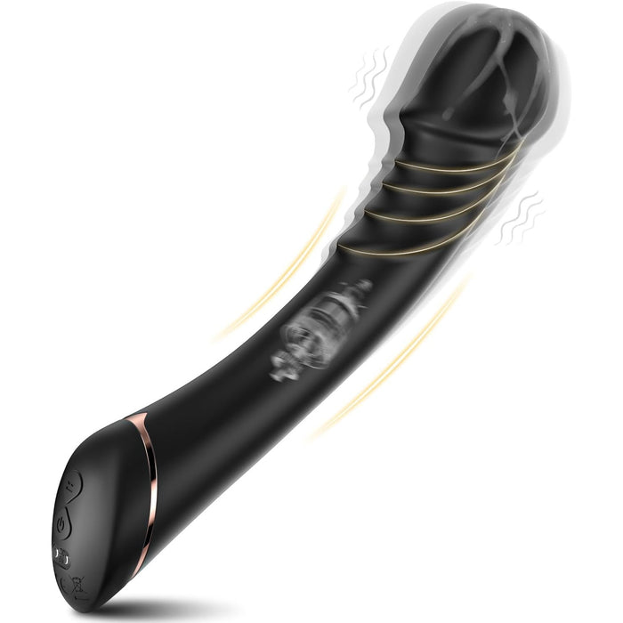 Elegantiškas ir galingas silikoninis G taško vibratoriaus žaislas moterims